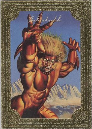 1996 Marvel Masterpieces: Series 5 (Gallery Subset) card 4 Sabretooth