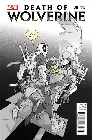 Death of Wolverine issue 1-K Pasqual Ferry 1:Store Sketch Deadpool Cover