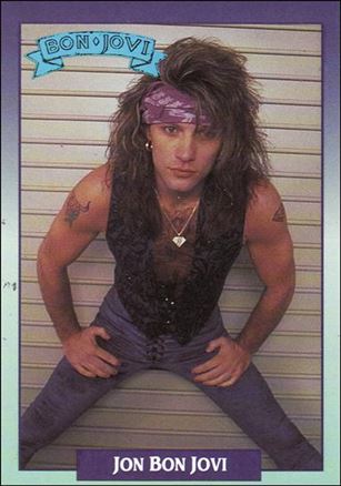 Rock Cards (Base Set) card 175 Jon Bon Jovi