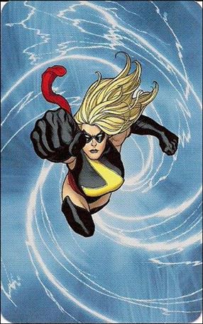 Marvel Universe: Series 1 (Promo) card 022 Ms Marvel (Modern Costume)