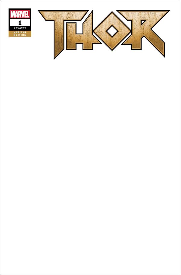 Thor (2018) issue 1-C Blank/Sketch Cover