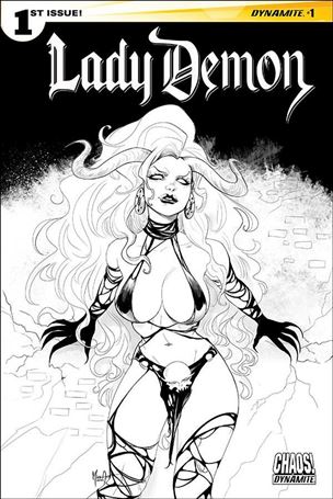 Lady Demon (2014) issue 1-I Mirka Andolfo 1:20 Black & White Cover