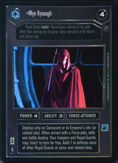 Star Wars: Reflections II: Expanding the Galaxy (Base Set) card 30 Myn Kyneugh