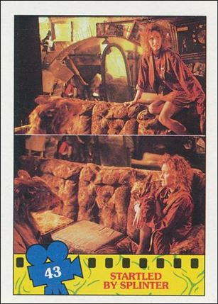 Teenage Mutant Ninja Turtles Movie (Base Set) card 43 Startled by Splinter