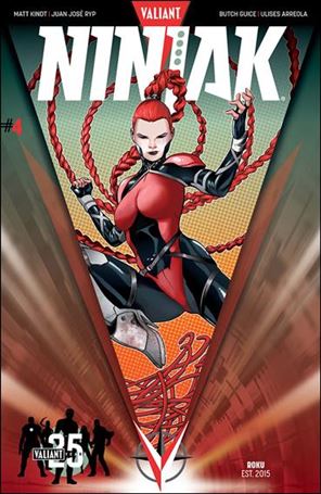 Ninjak (2015) issue 4-C Rafa Sandoval Valiant 25th Anniversary Cover