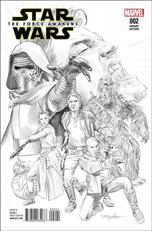 Star Wars: The Force Awakens Adaptation issue 2-C Mike Mayhew 1:75 Sketch Cover