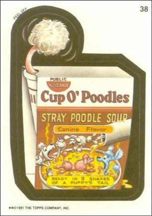 Wacky Packages (Base Set) card 38 Cup O'Poodles