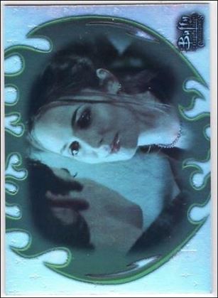 Buffy the Vampire Slayer: Connections (Parallel Foil Base Set) card BC-39 Xander + Faith: Dangerous Connection