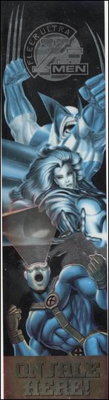 1996 Fleer Ultra X-Men All Chromium card 7 Display Strip