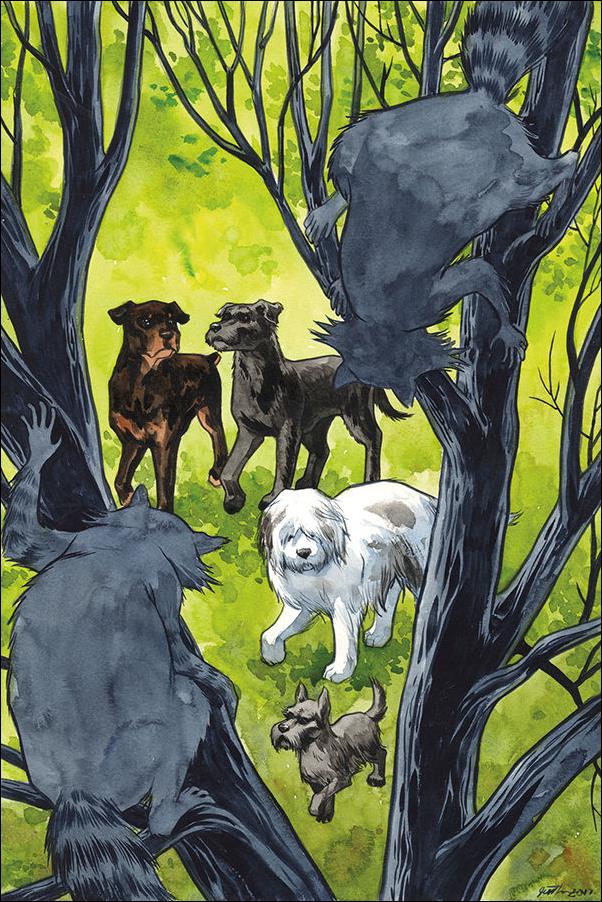 Beasts of Burden: Wise Dogs and Eldritch Men issue 4-B Jill Thompson Cover