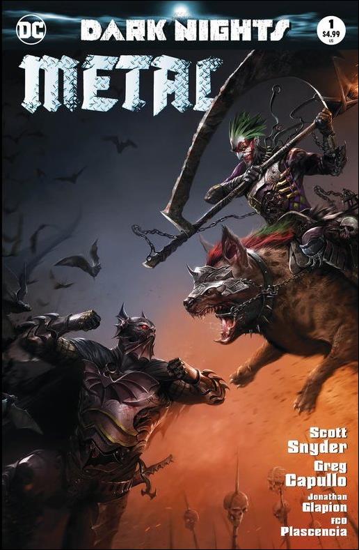 Dark Nights: Metal issue 1-I Francesco Mattina Standard Comic Mint Cover 1/3000