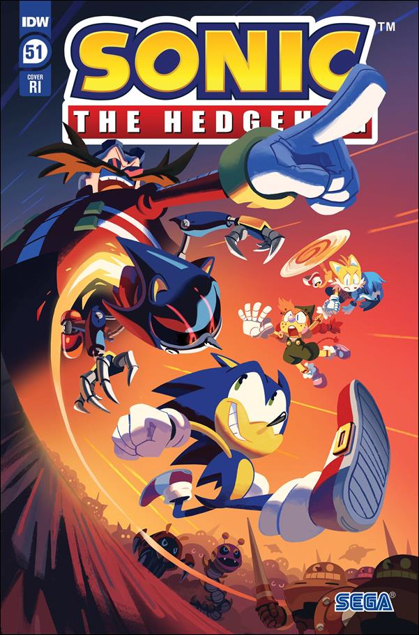 Sonic the Hedgehog (2018) issue 51-C Nathalie Fourdraine 1:10 Cover