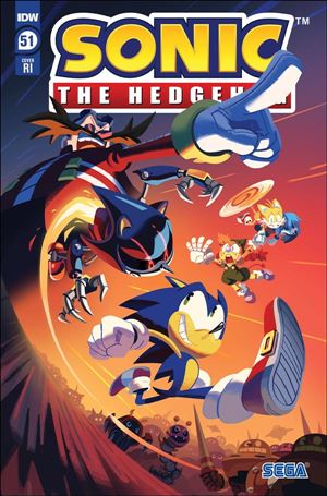 Sonic the Hedgehog (2018) issue 51-C Nathalie Fourdraine 1:10 Cover