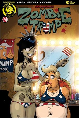 Zombie Tramp (2014) issue 29-E Dan Mendoza Election Cover 1/2000