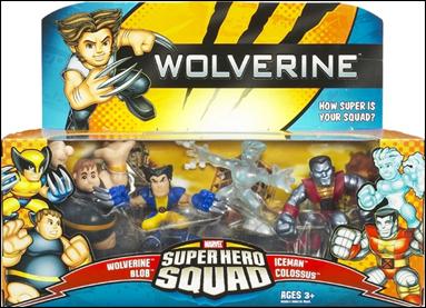 Wolverine - Marvel Super Hero Squad (Box Sets) figure 1 Battling the Brotherhood 4-Pack