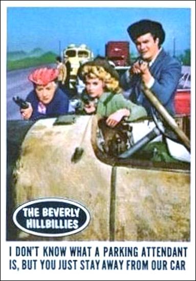 Beverly Hillbillies (Base Set) card 58 I Don't Know What a Parking Attendant is, but You 
