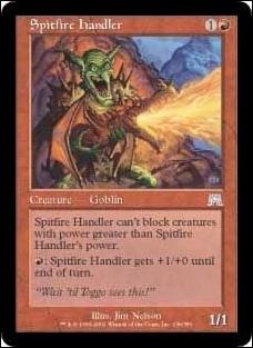 Magic the Gathering: Onslaught (Base Set) card 236 Spitfire Handler