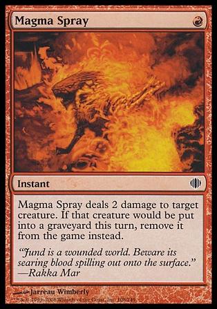 Magic the Gathering: Shards of Alara (Base Set) card 108 Magma Spray
