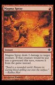 Magic the Gathering: Shards of Alara (Base Set) card 108 Magma Spray