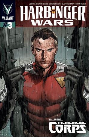 Harbinger Wars issue 3-B Trevor Hairsine Pullbox Cover