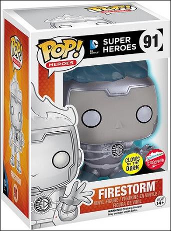 POP! Heroes figure 91-C Firestorm (White Lantern) (Glow) Fugitive Toys