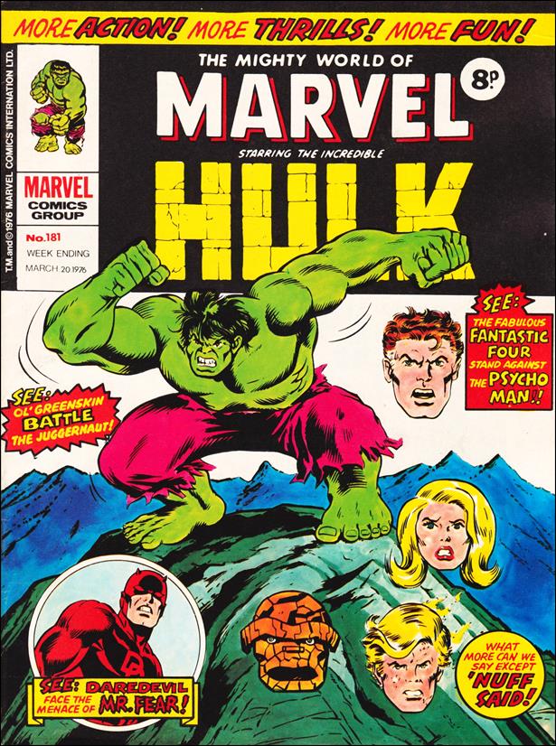 Mighty World of Marvel (UK) (1972) issue 181