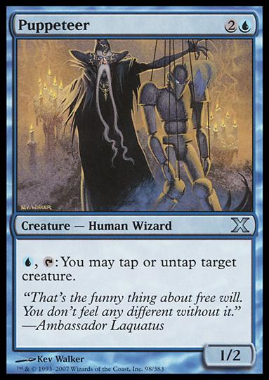 Magic the Gathering: 10th Edition (Base Set) card 98 Puppeteer