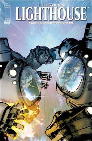 Jules Verne's Lighthouse issue 3-B Mech Suits Cover