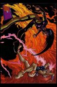 Marvel vs WildStorm (Chromium Refractor Parallel Base Set) card 27 Voodoo vs. Phoenix