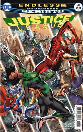 Justice League (2016) issue 20 Bryan Hitch Cover