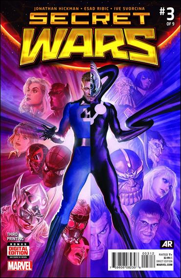 Secret Wars issue 3-M Alex Ross Cover (3rd Printing)
