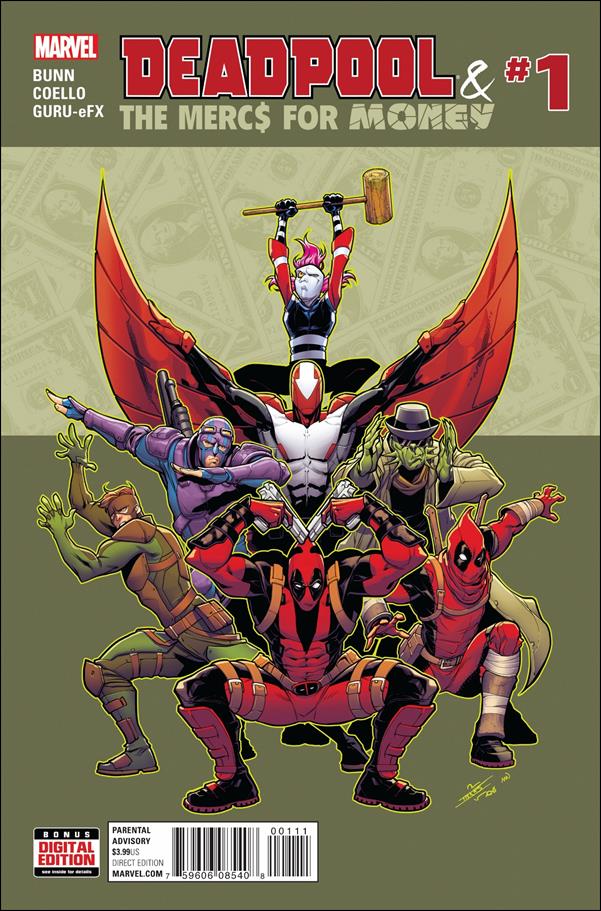 Deadpool & the Mercs for Money (2016/09) issue 1 Iban Coello Cover
