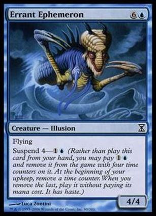 Magic the Gathering: Time Spiral (Base Set) card 60 Errant Ephemeron