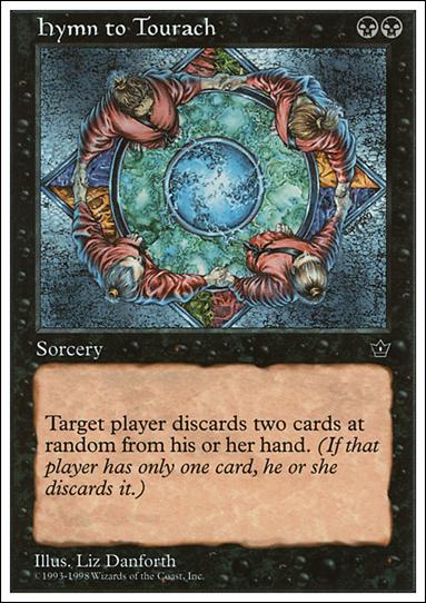 Magic the Gathering: Anthologies (Base Set) card 23 Hymn to Tourach