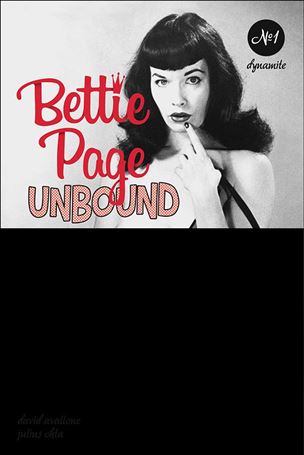 Bettie Page: Unbound issue 1-N Black Bag Nude Cover