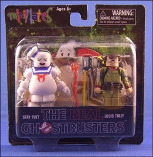 Real Ghostbusters Minimates figure 8 Stay Puft and Louis Tully