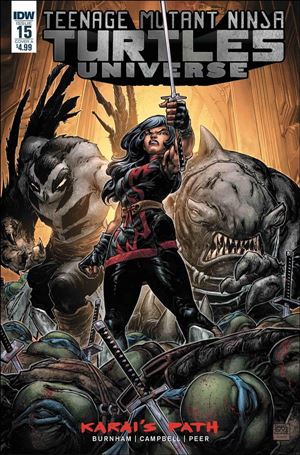 Teenage Mutant Ninja Turtles Universe issue 15 Freddie E. Williams II Cover