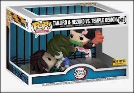 POP! Animation figure 1419 Tanjiro & Nezuko vs. Temple Demon