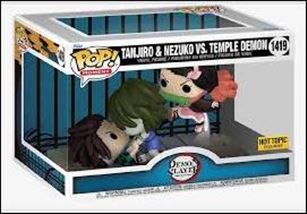 POP! Animation figure 1419 Tanjiro & Nezuko vs. Temple Demon