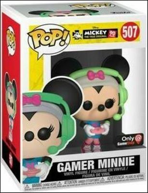 POP! Disney figure 507 Gamer Minnie GameStop Exclusive