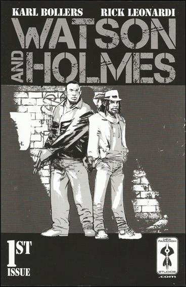 Watson & Holmes issue 1-B Rick Leonardi Black and White Cover