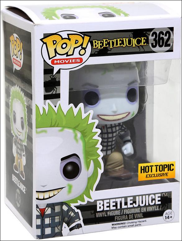 POP! Movies figure 362 Beetlejuice Hot Topic Exclusive