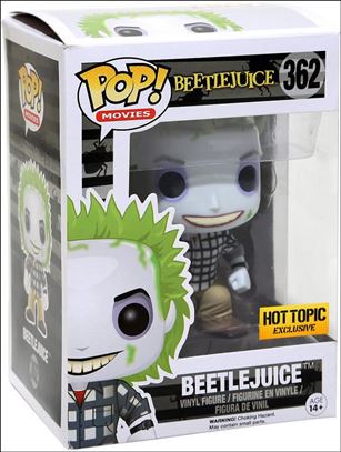 POP! Movies figure 362 Beetlejuice Hot Topic Exclusive