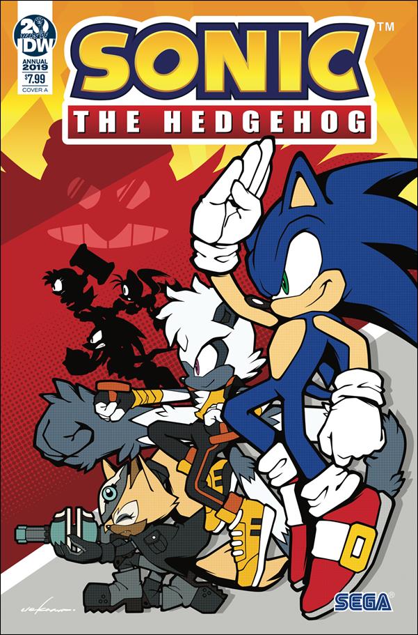 Sonic the Hedgehog Annual issue 2019 Yuji Uekawa Cover