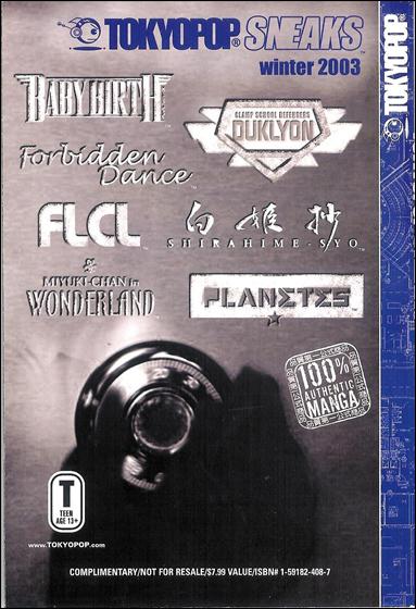 Tokyopop Sneaks 2003 issue 3