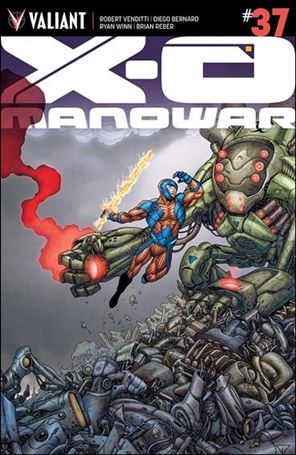 X-O Manowar (2012)  issue 37-D Francis Portela Cover