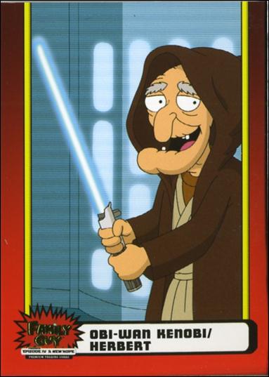 Family Guy Presents Episode IV A New Hope (Base Set) card 6 Obi-Wan Kenobi / Herbert
