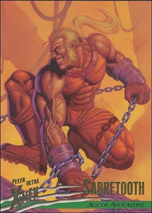 1996 Fleer Ultra X-Men: Wolverine (Base Set) card 83 Sabretooth