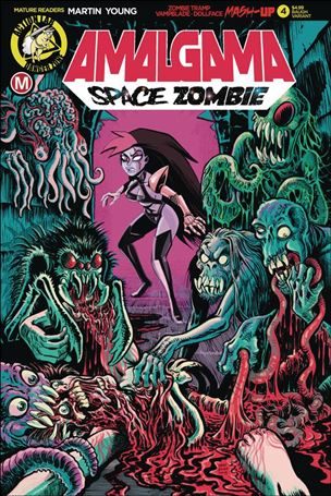 Amalgama: Space Zombie issue 4-C Bryan Baugh Standard Cover