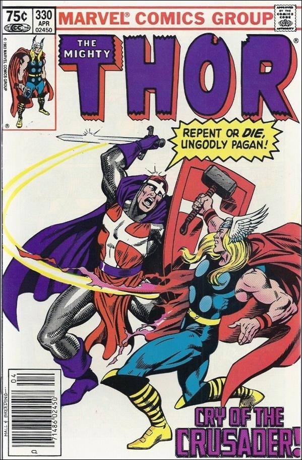 Thor (1966) issue 330-B Canadian Price Cover
